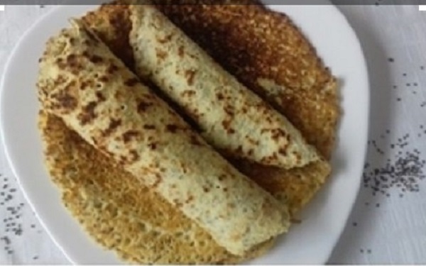 Chia Seeds Crepes with Coconut Flour (Paleo, Keto, & Gluten-Free)