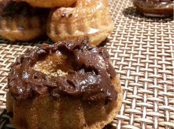 Ginger Donuts Covered with Chocolate! Flavored Keto Dessert