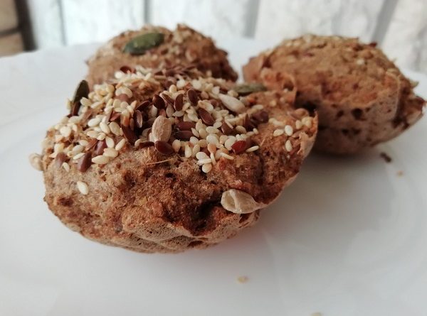 Buckwheat Muffins with Chia Seeds and Yeast Free