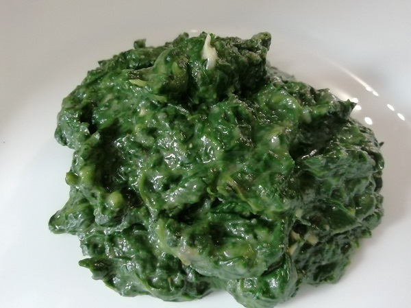 Spinach - Creamed, Healthy, Low-Carb, Cholesterol Free Side Dish