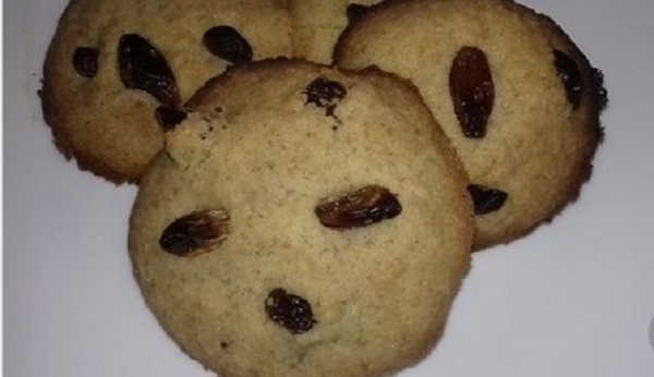 Raisins Cookies with Barley and Chia Seeds! Easy Recipe