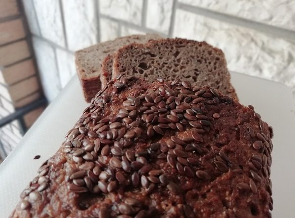 Flaxseed Bread Loaf (Low-Carb, Keto, Gluten-Free Recipe)